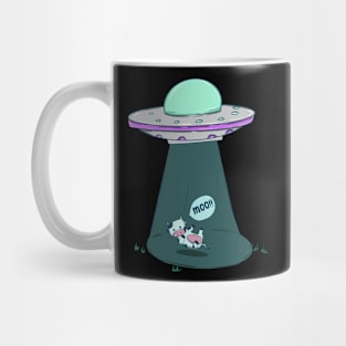 Cow UFO Abduction Mug